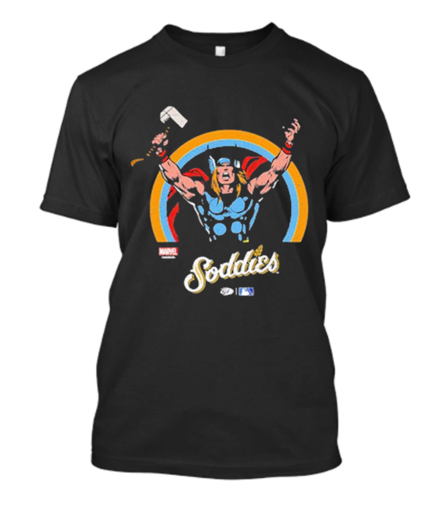 Amarillo Sod Poodles Marvel Soddies Thor T-Shirt