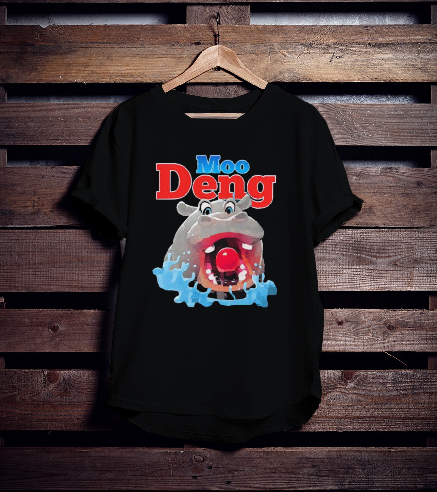 Moo Deng Hungry Hippo Water Splash T-Shirt