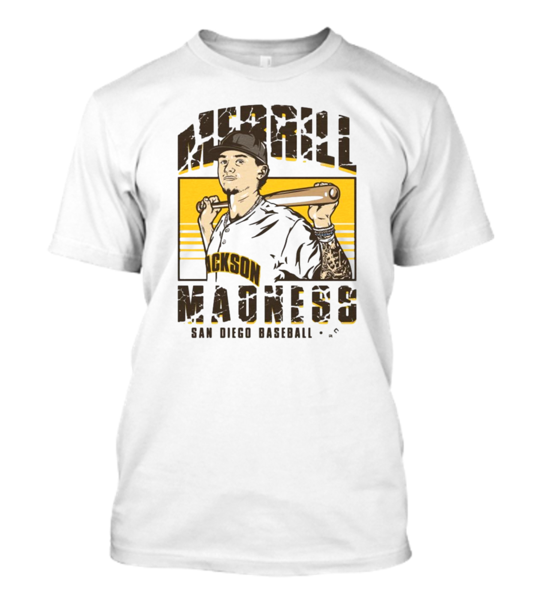 Jackson Merrill Madness San Diego Baseball T-Shirt