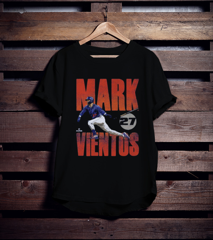 Mark Vientos 27 Action MLB New York Mets Bold Players T-Shirt