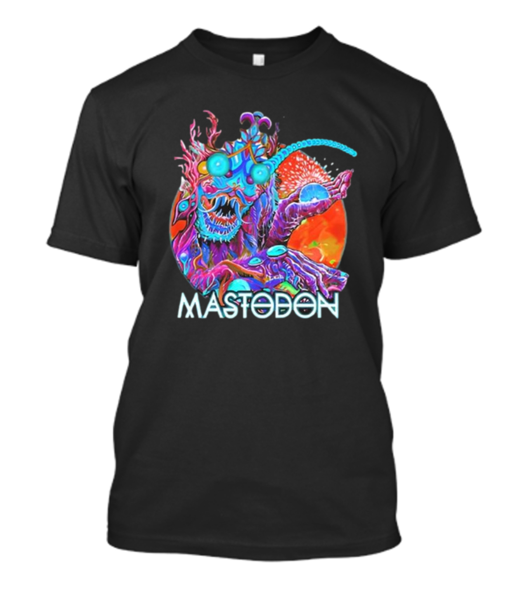 Mastodon Once More Round The Sun Colorful Creature T-Shirt
