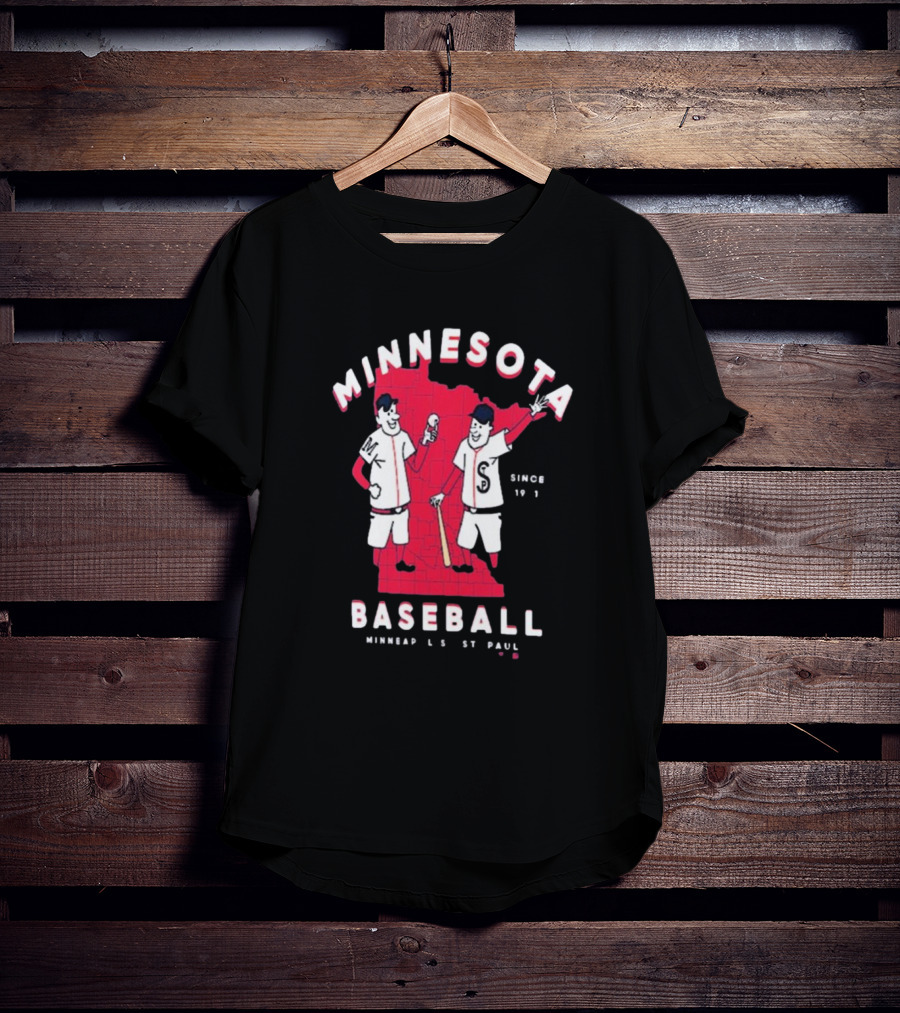 Minnesota Baseball Minneapolis St Paul Since 1901 Twins T-Shirt