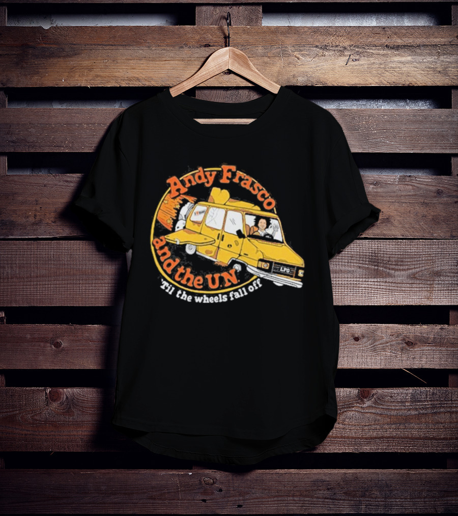 Andy Frasco And The U.N. 'Til The Wheels Fall Off Yellow Van Adventure T-Shirt
