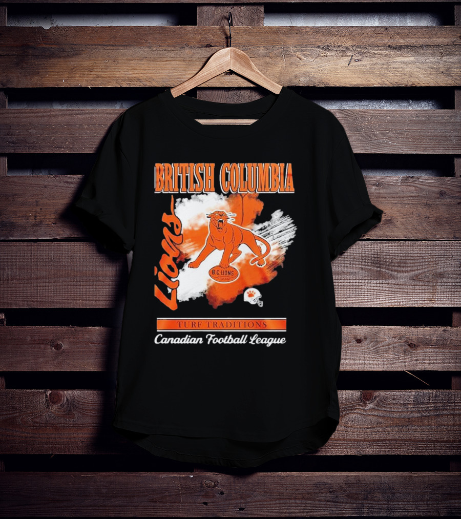 British Columbia Lions Turf Traditions Canadian Football League T-Shirt
