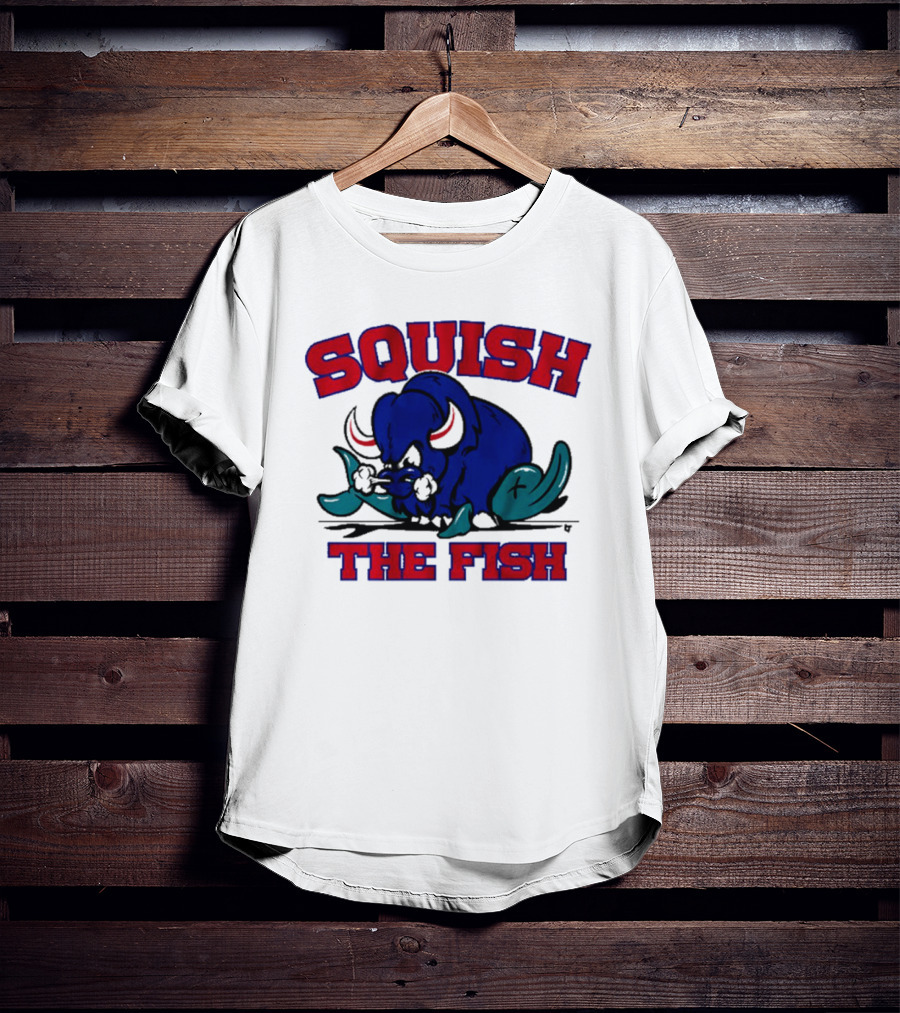 Buffalo Bills NFL Squish The Fish T-Shirt