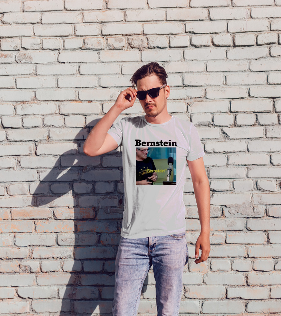 Bernstein Snarky Reply In Radio Studio Scene Featuring Microphone T-Shirt