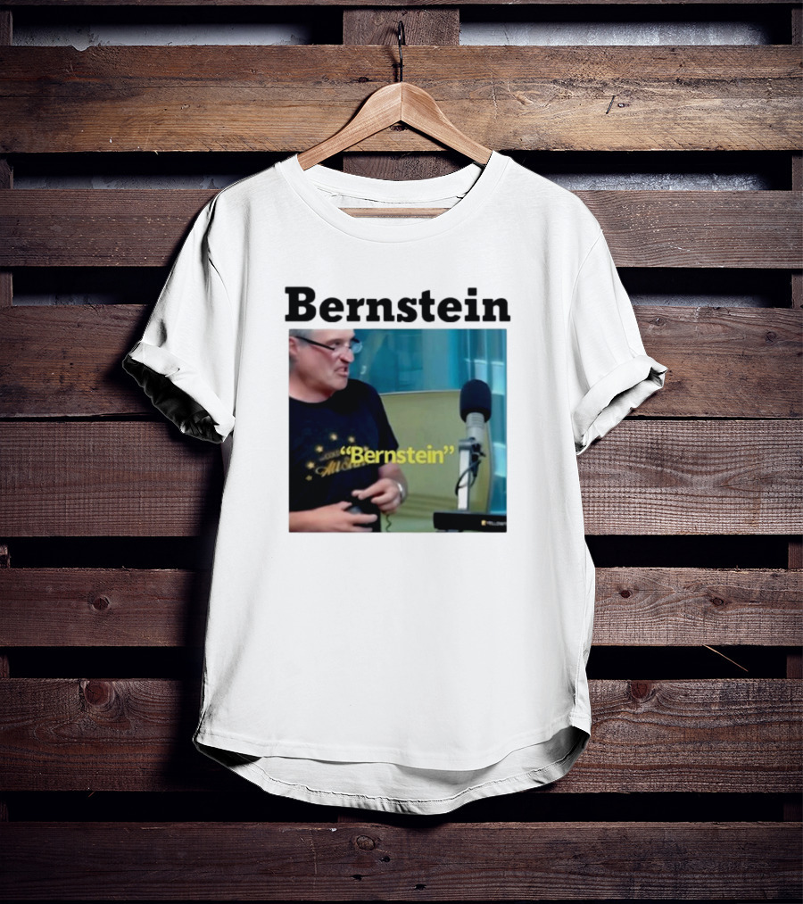 Bernstein Snarky Reply In Radio Studio Scene Featuring Microphone T-Shirt