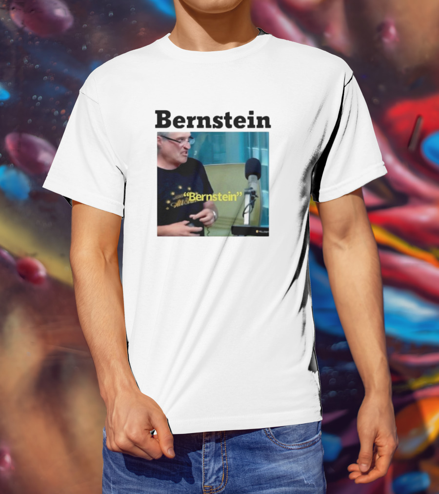 Bernstein Snarky Reply In Radio Studio Scene Featuring Microphone T-Shirt