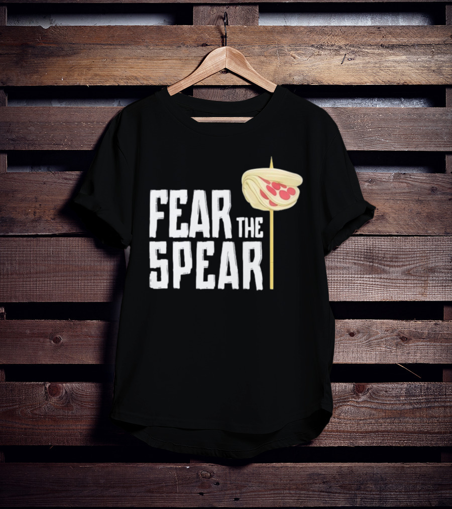 Detroit Tigers Fear The Spear Pizza T-Shirt