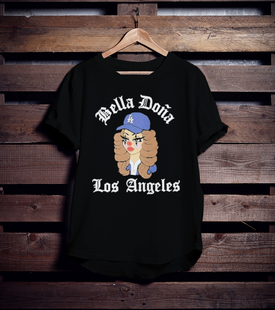 Bella Doña Los Angeles Dodgers Baseball T-Shirt