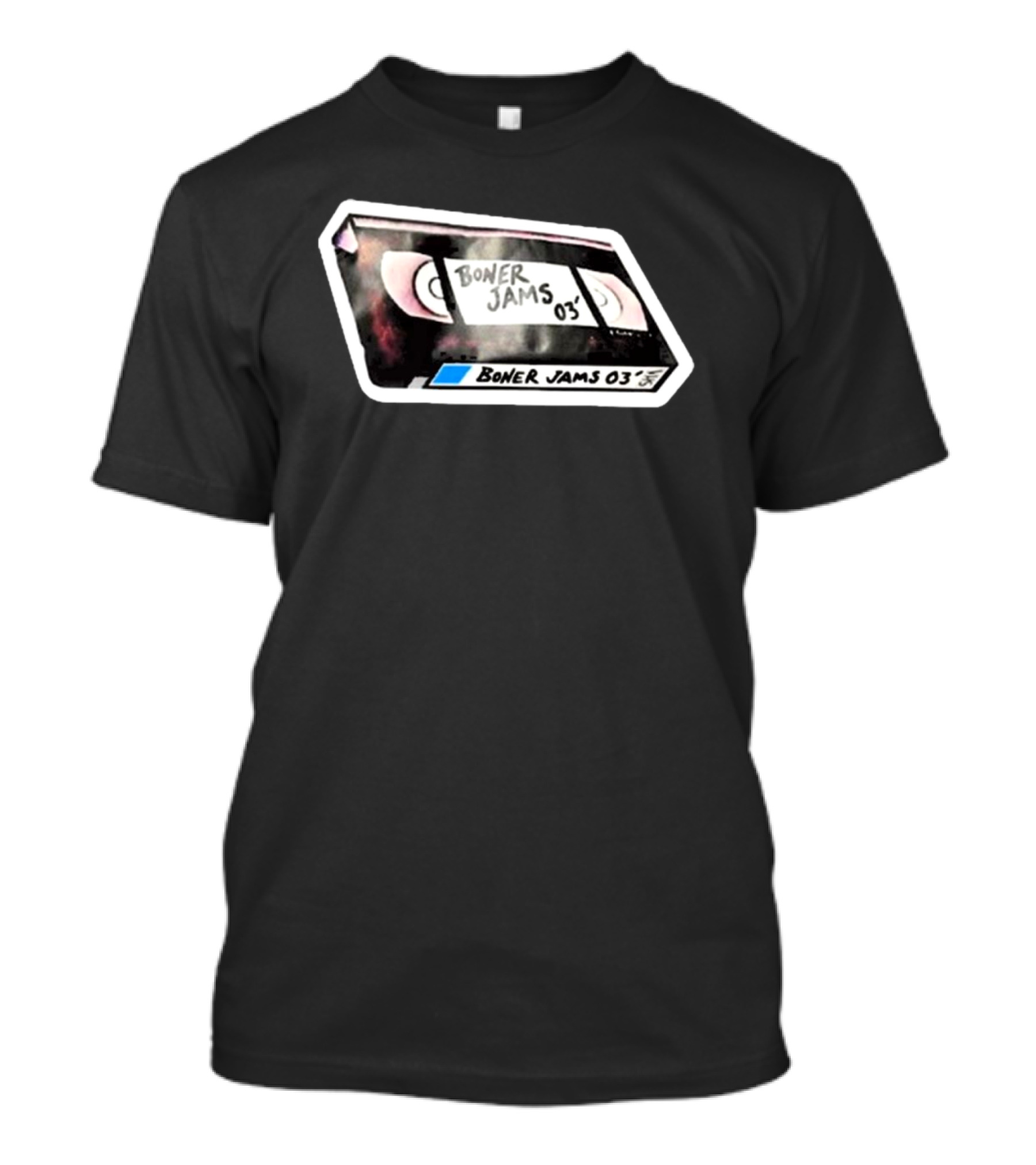 Boner Jams 03' VHS Cassette Tape Retro Spoof T-Shirt
