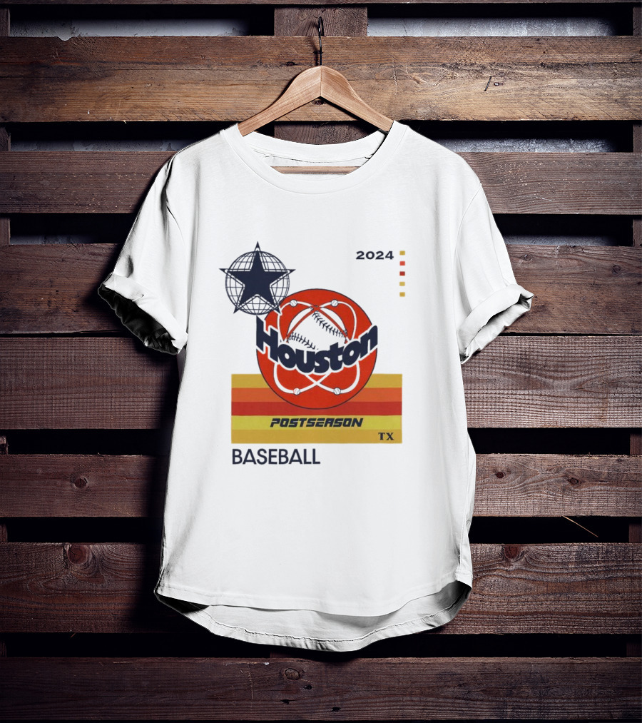 Houston TX Postseason Baseball October T-Shirt