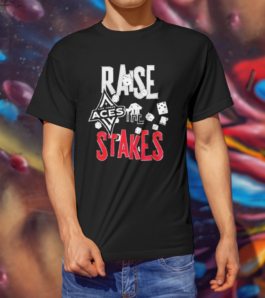 Las Vegas Aces Raise The Stakes Dice T-Shirt