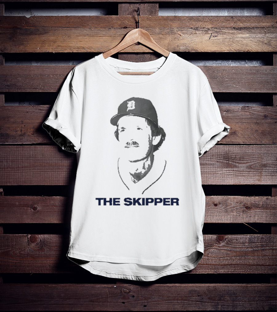 Beau Brieske Wearing Jim Leyland Detroit The Skipper T-Shirt