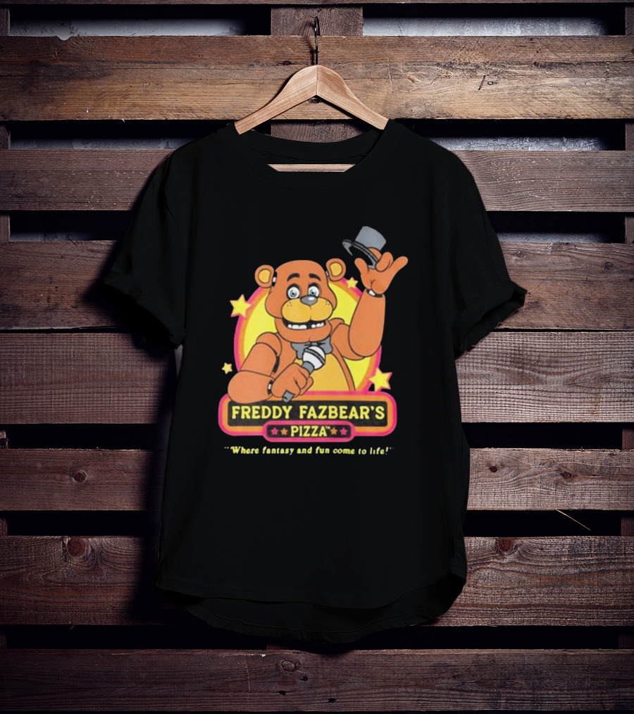 Freddy Fazbear’s Pizza Where Fantasy And Fun Come To Life Five Nights At Freddy’s T-Shirt