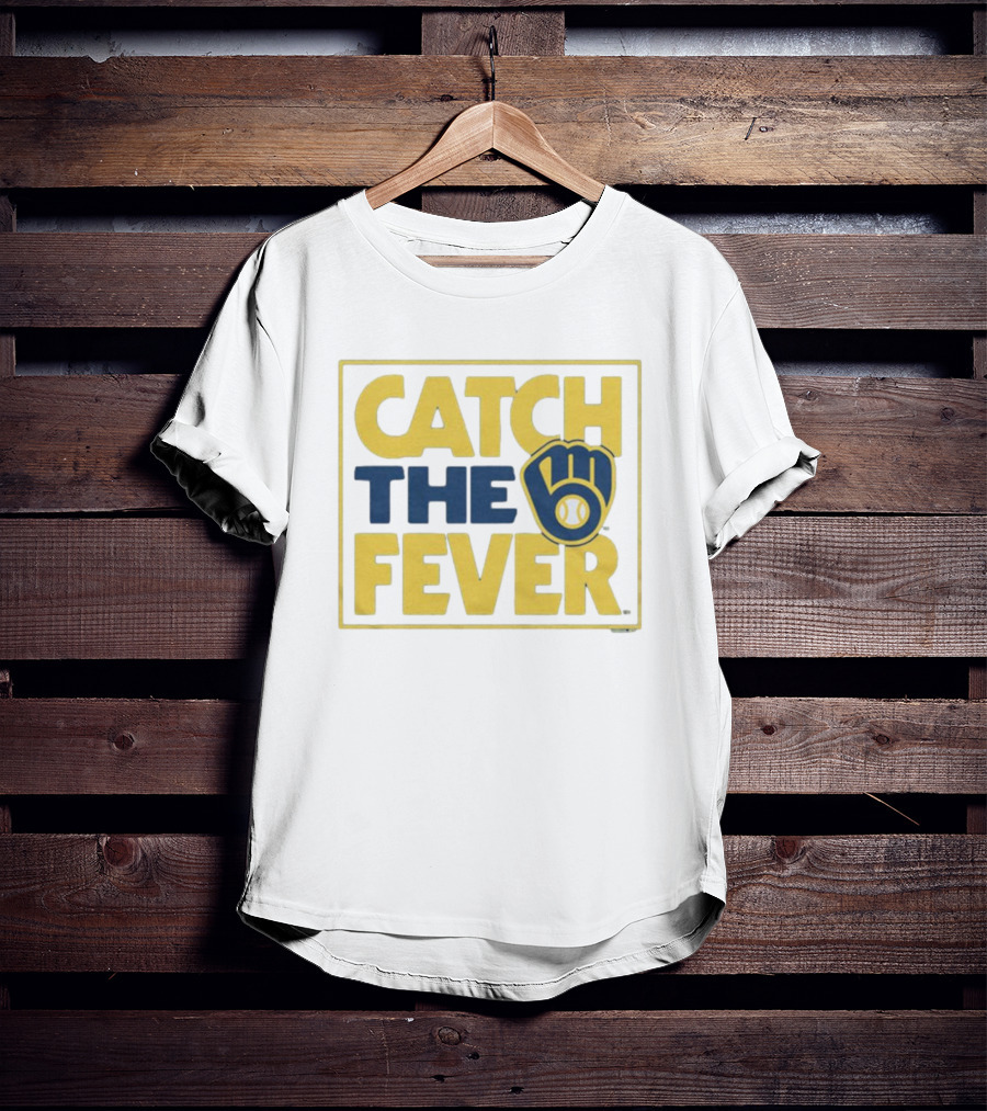 Catch The Fever MLB Milwaukee Brewers T-Shirt
