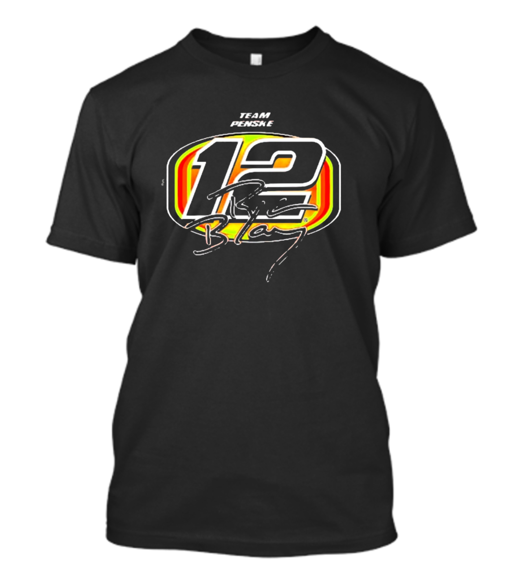 Ryan Blaney Team Penske 12 Menards Signature T-Shirt