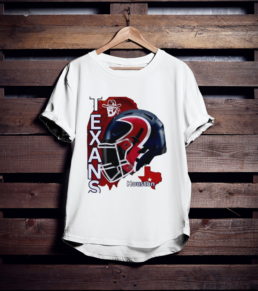 Texans Houston Team Spirit Sports Helmet Texans T-Shirt