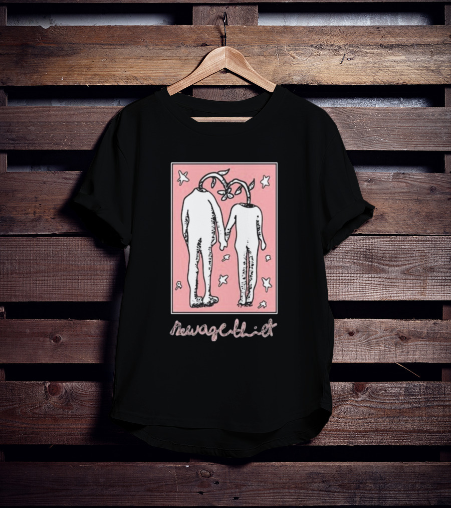 Wax Bodega New Age Thief Flower-Head Figures With Stars T-Shirt