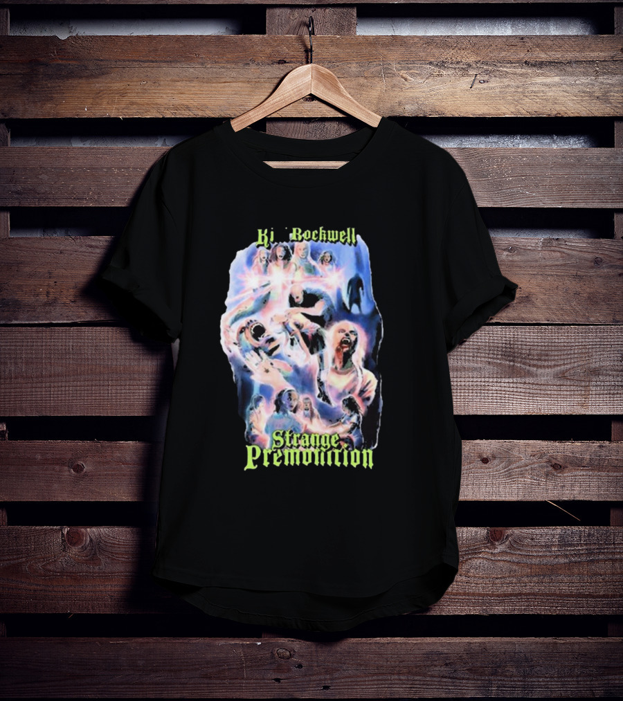 Ki Rockwell Strange Premonition 80s Movie Horror Psychedelic T-Shirt