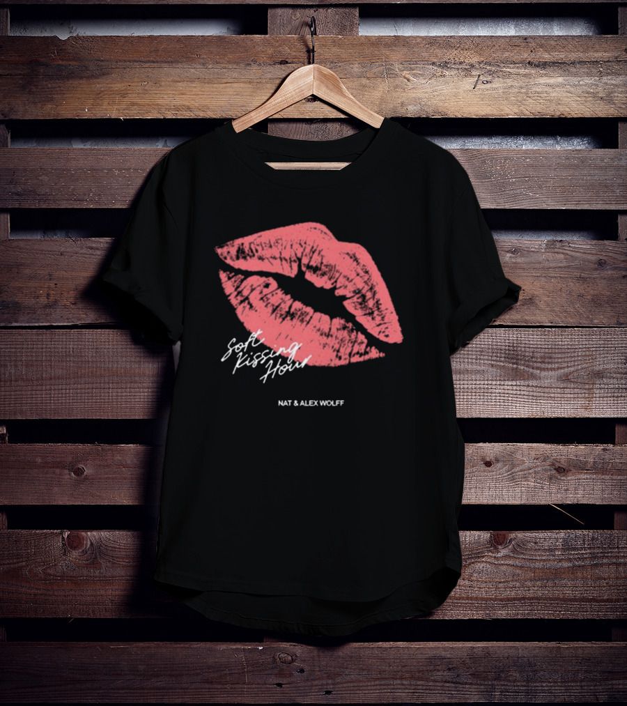 Soft Kissing Hour Nat And Alex Wolff Lips T-Shirt