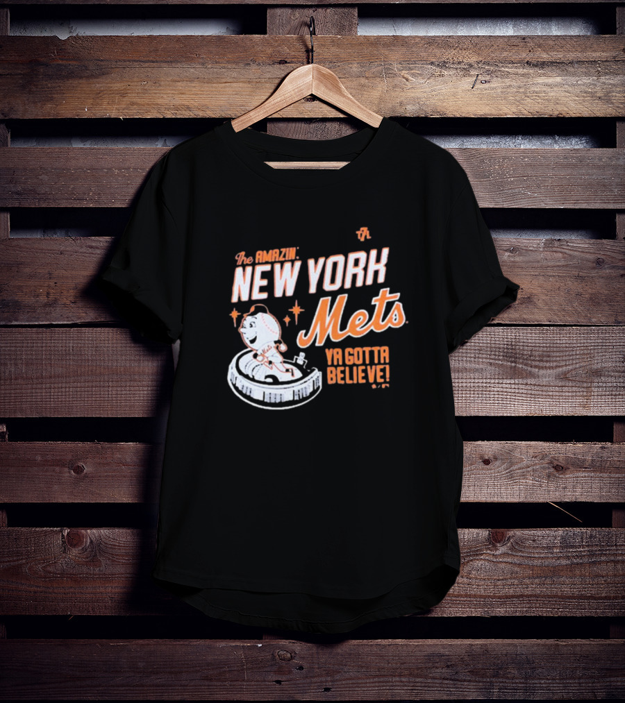 The Amazin' New York Mets Ya Gotta Believe Mr. Met T-Shirt
