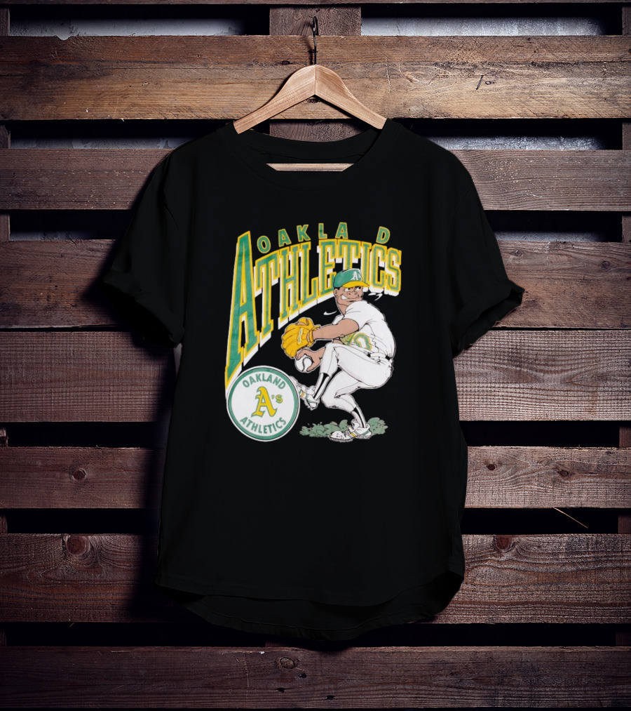 Oakland Athletics Vintage 1990s MLB Caricature A's T-Shirt