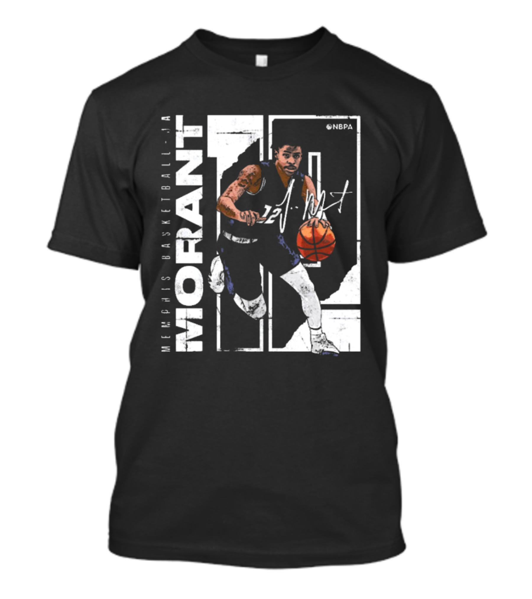Ja Morant Memphis Basketball NBPA Signature Morant 12 T-Shirt
