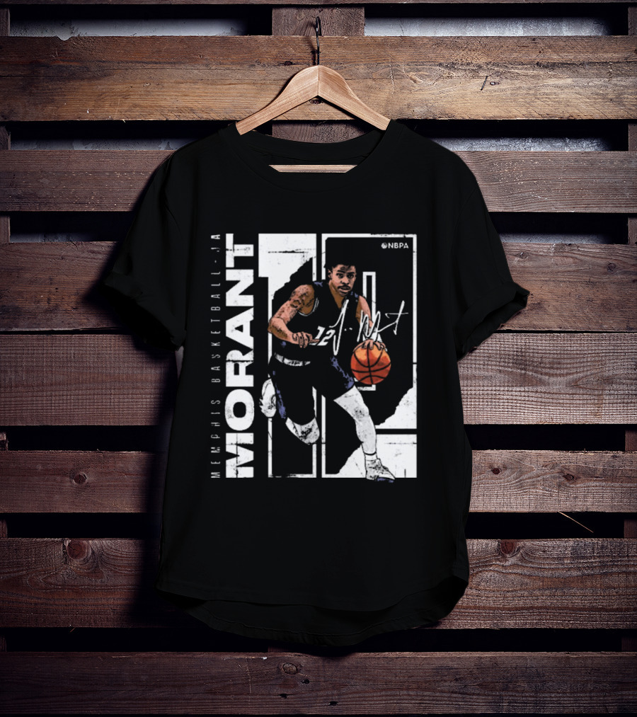 Ja Morant Memphis Basketball NBPA Signature Morant 12 T-Shirt