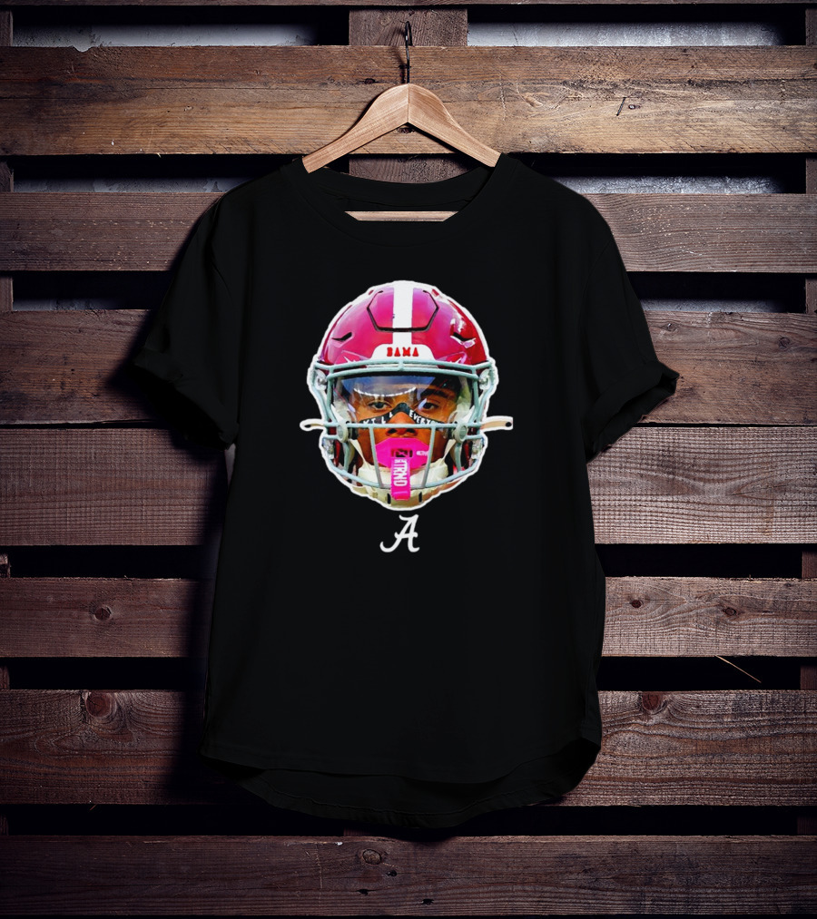 Ryan Williams Alabama Crimson Tide Bama Helmet A T-Shirt