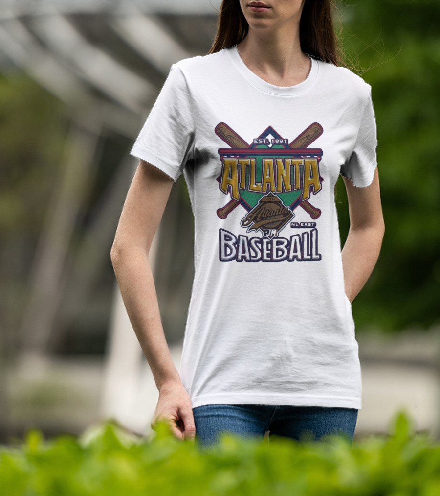 Atlanta Baseball EST 1891 NL East ATL T-Shirt