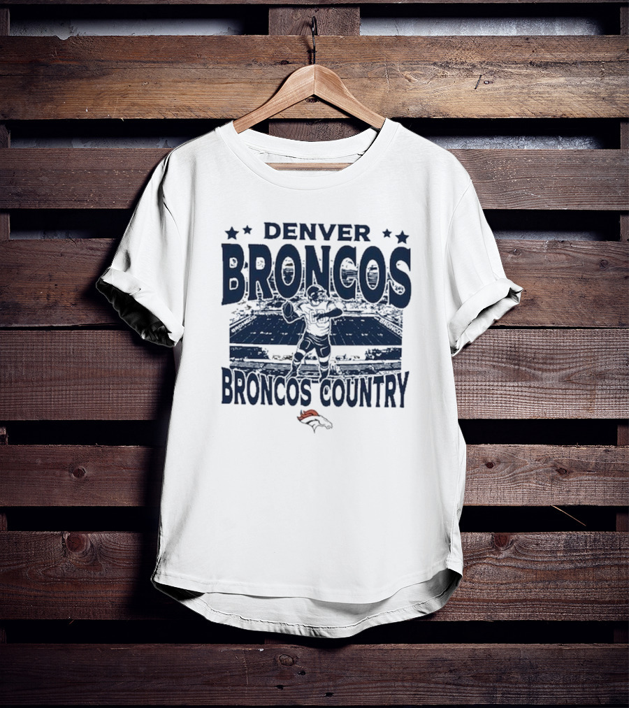 Denver Broncos Broncos Country Vintage Stadium Game Day Football T-Shirt