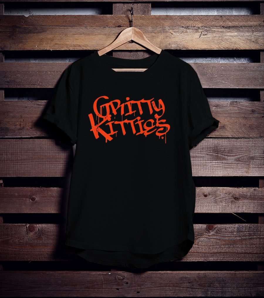 Detroit Tigers Baseball Gritty Kitties Urban T-Shirt
