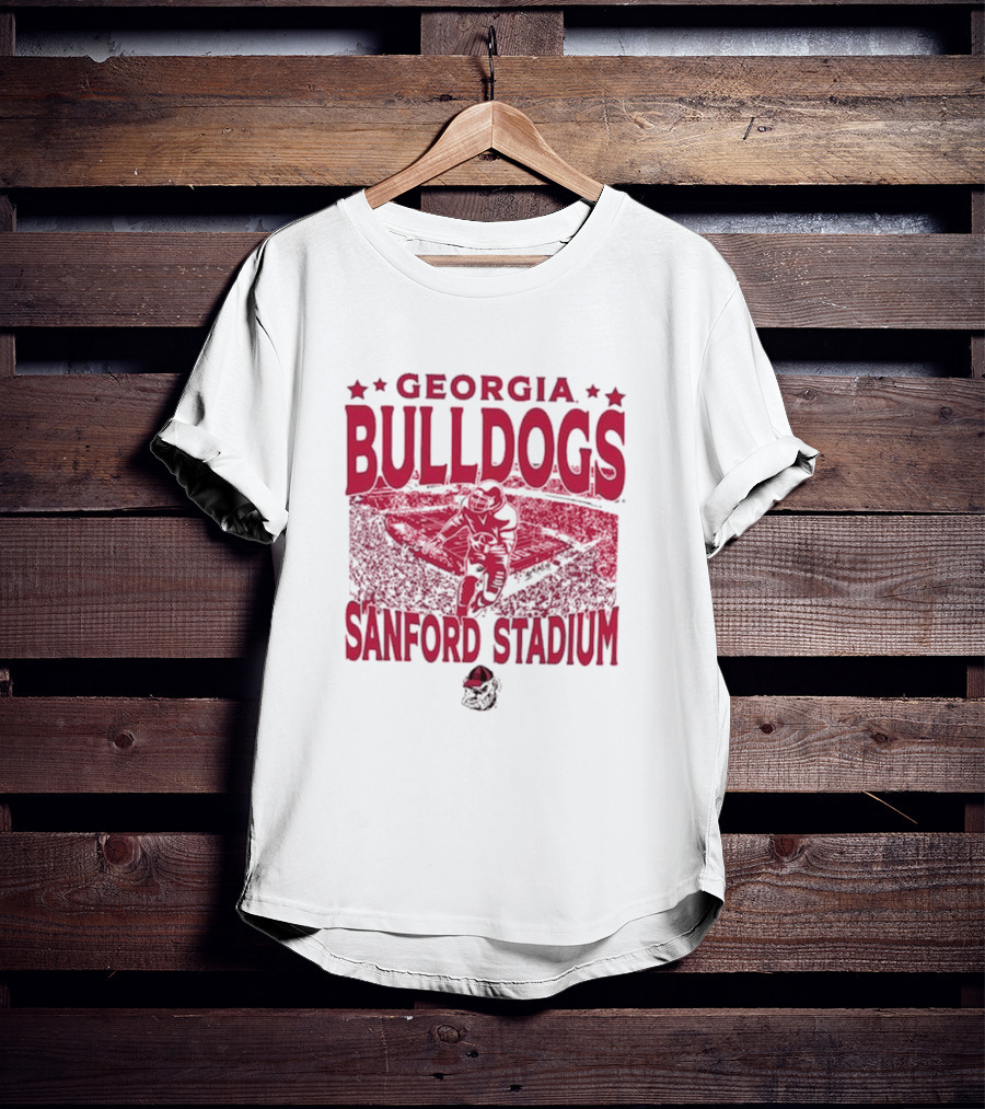 Georgia Bulldogs Sanford Stadium Vintage Gameday T-Shirt