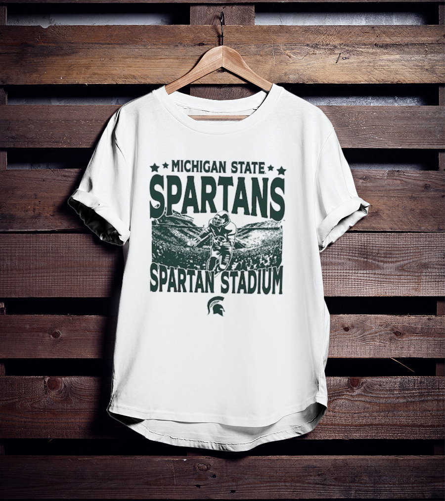 Michigan State Spartans Spartan Stadium Vintage Gameday T-Shirt