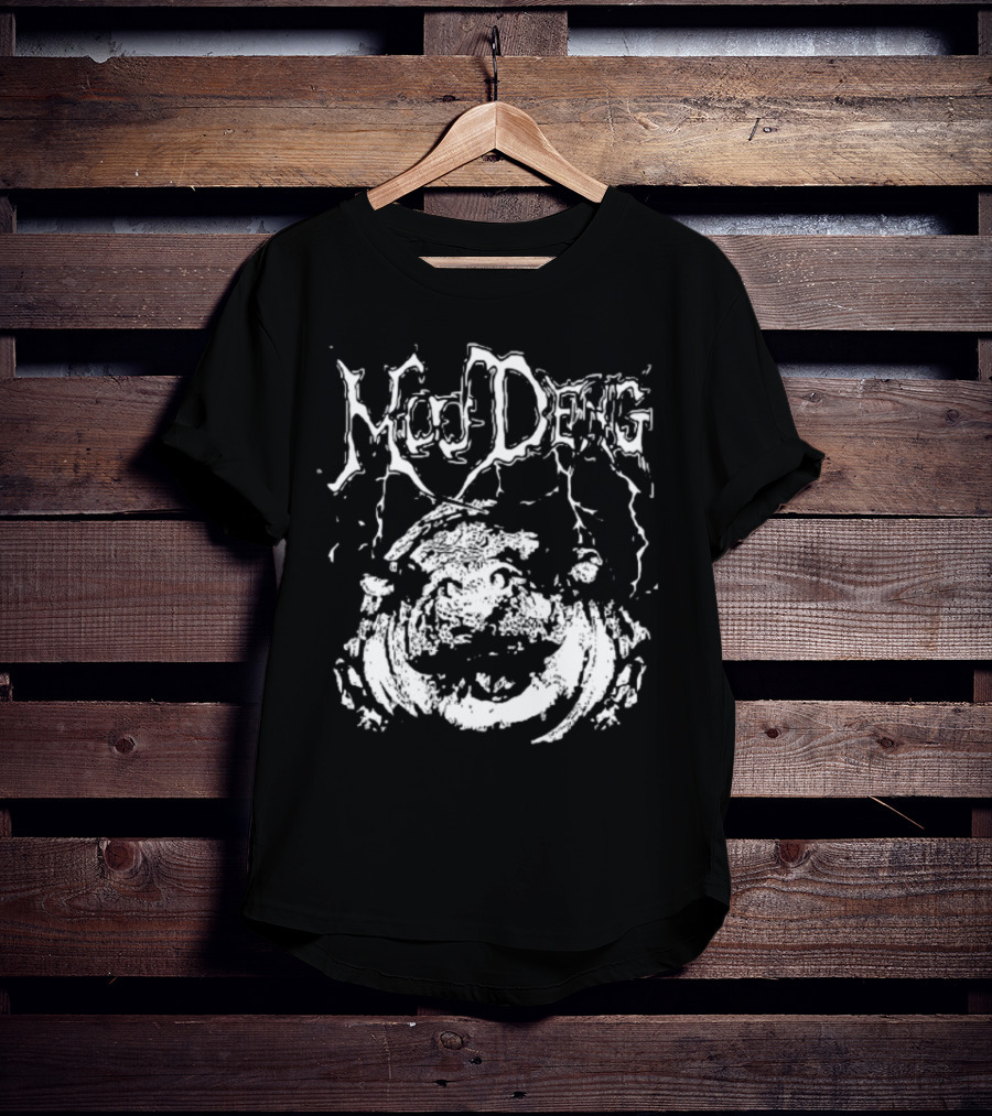 Moo Deng Metal Hippo With Electric Arcs T-Shirt