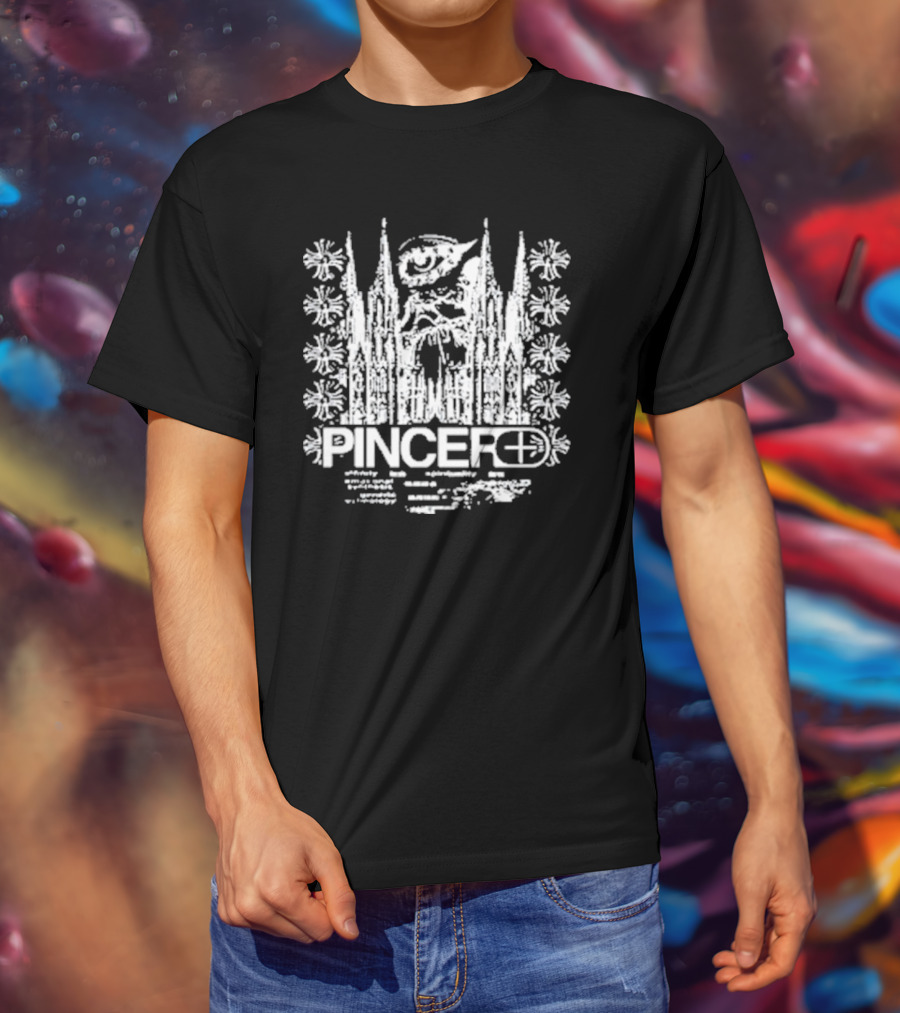 Pincer+ Cathedral Authority Symbol Spirituality Power T-Shirt