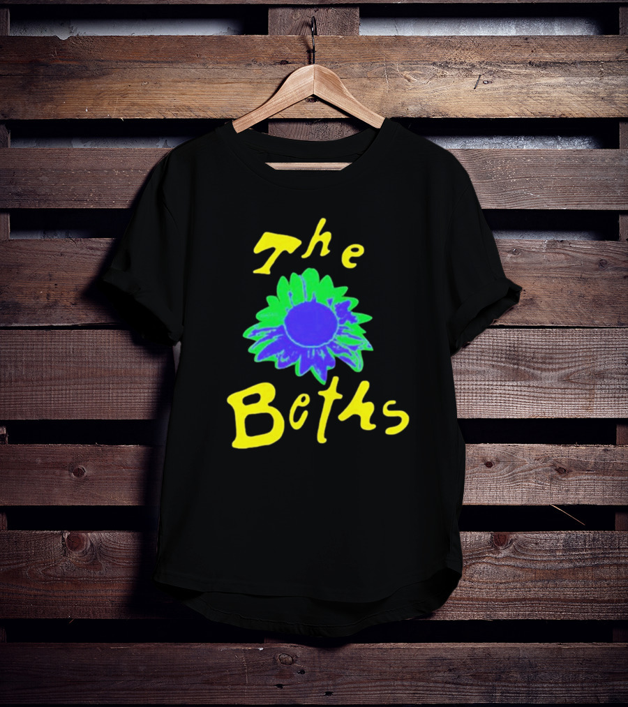 The Beths Bright Blue Green Flower T-Shirt
