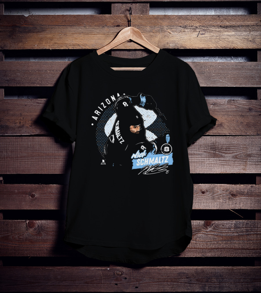 Arizona Nick Schmaltz Signature NHL Hockey Player 8 T-Shirt