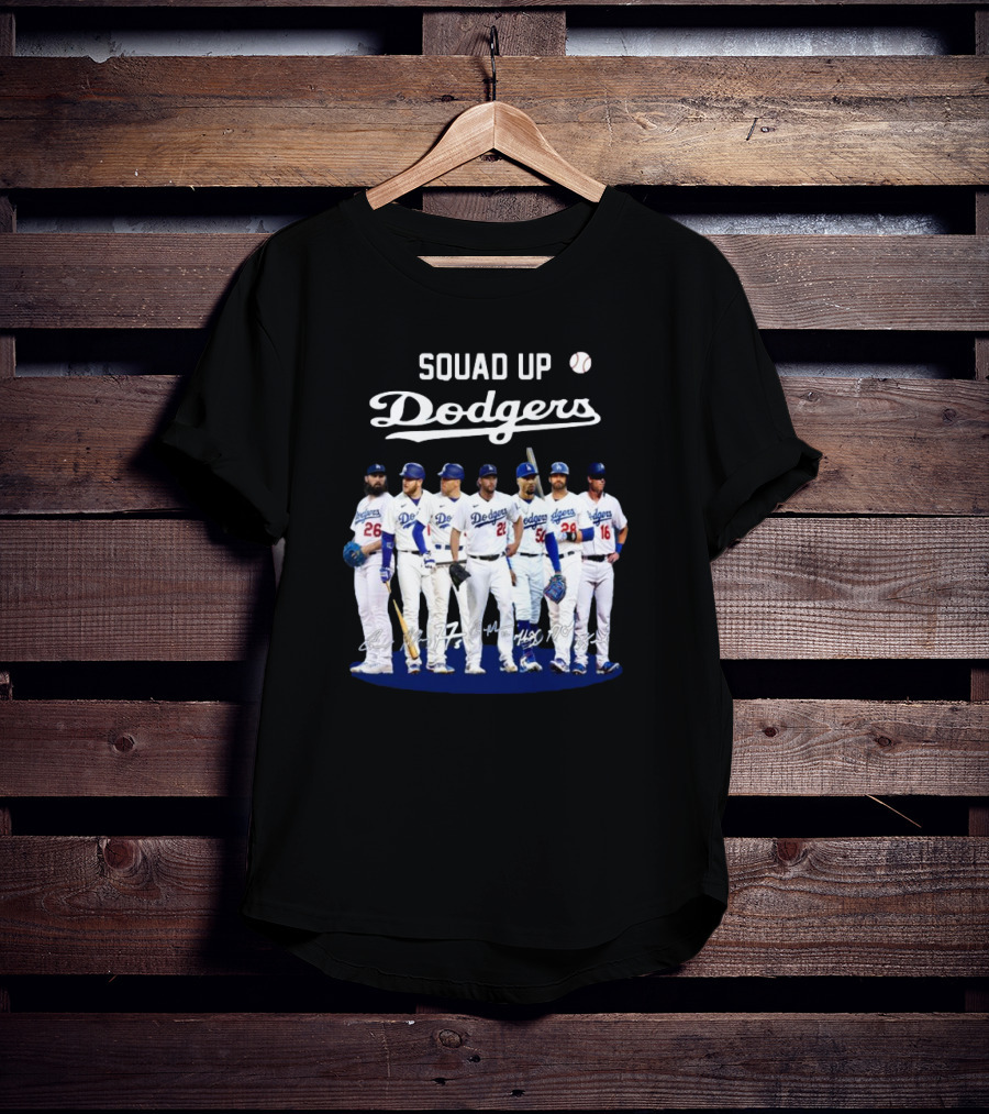 Squad Up Dodgers Los Angeles MLB Team T-Shirt