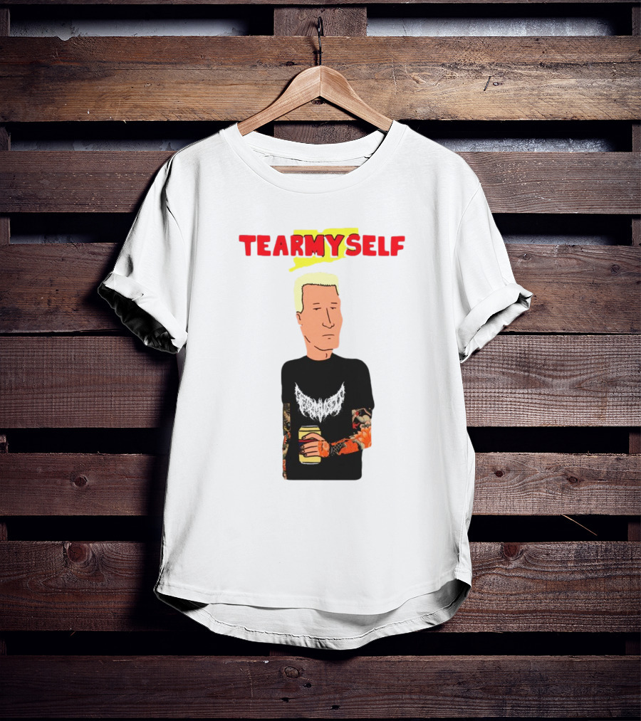 TEAR Myself Boomhauer Rick And Morty Crossover T-Shirt