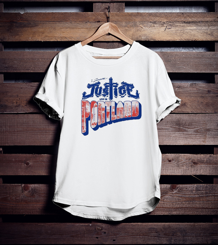 Justice Live In Portland Vintage Tour T-Shirt
