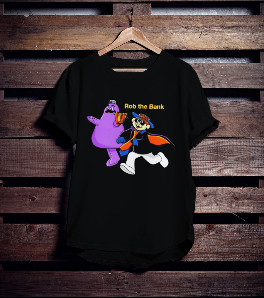 New York Mets Grimace Rob The Bank Hamburglar Duo T-Shirt