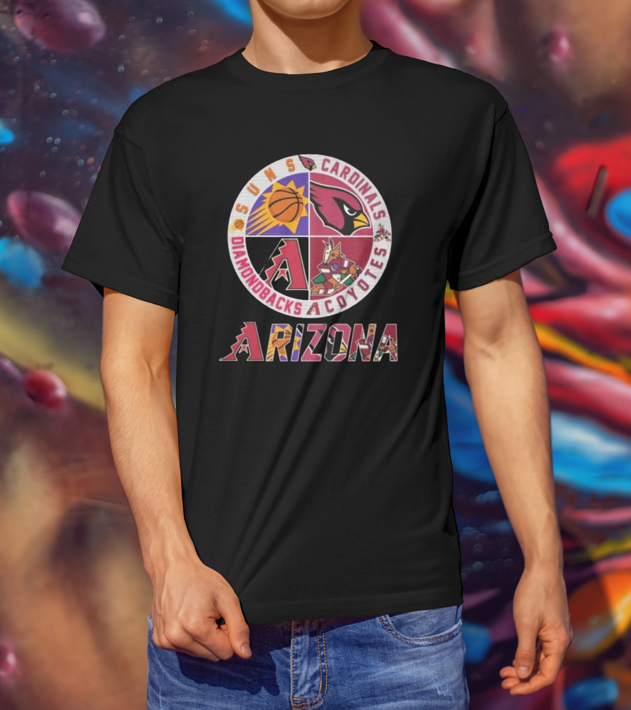 Arizona Suns Cardinals Diamondbacks Coyotes T-Shirt