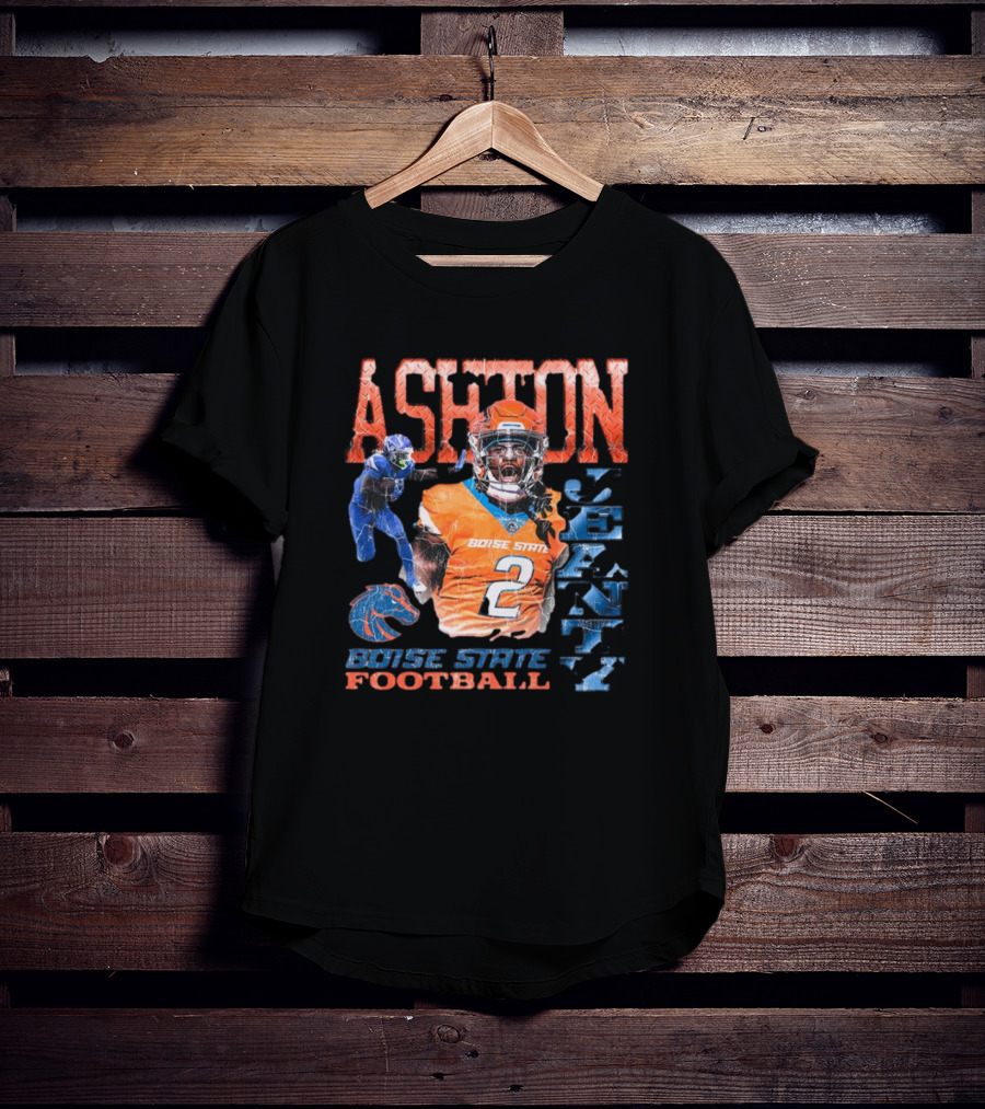 Ashton Jeanty Boise State Football Vintage Broncos 2 T-Shirt
