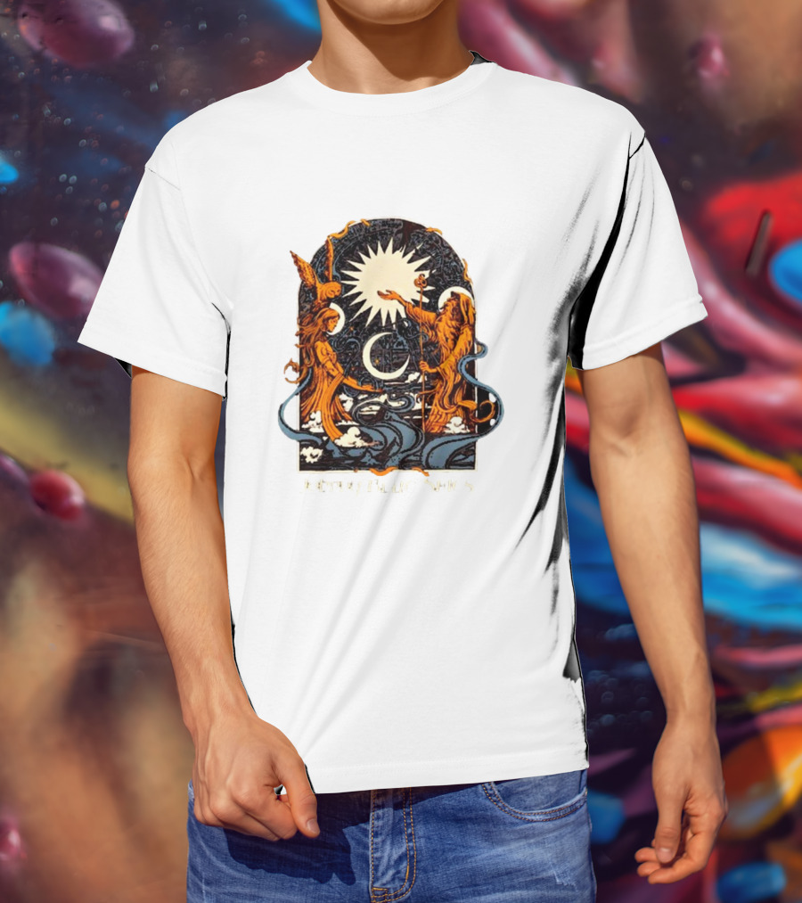 Johnny Blue Skies Celestial Figures Fall Tour T-Shirt