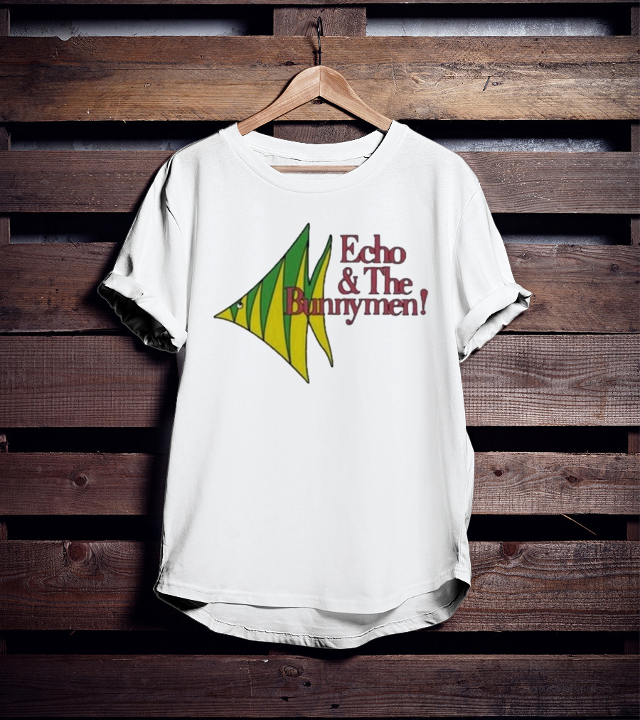Echo And The Bunnymen Fish Graphic Bunnymen Store T-Shirt