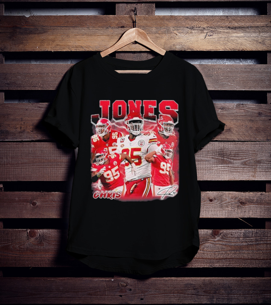 Chris Jones Kansas City Chiefs Legendary Number 95 Player T-Shirt