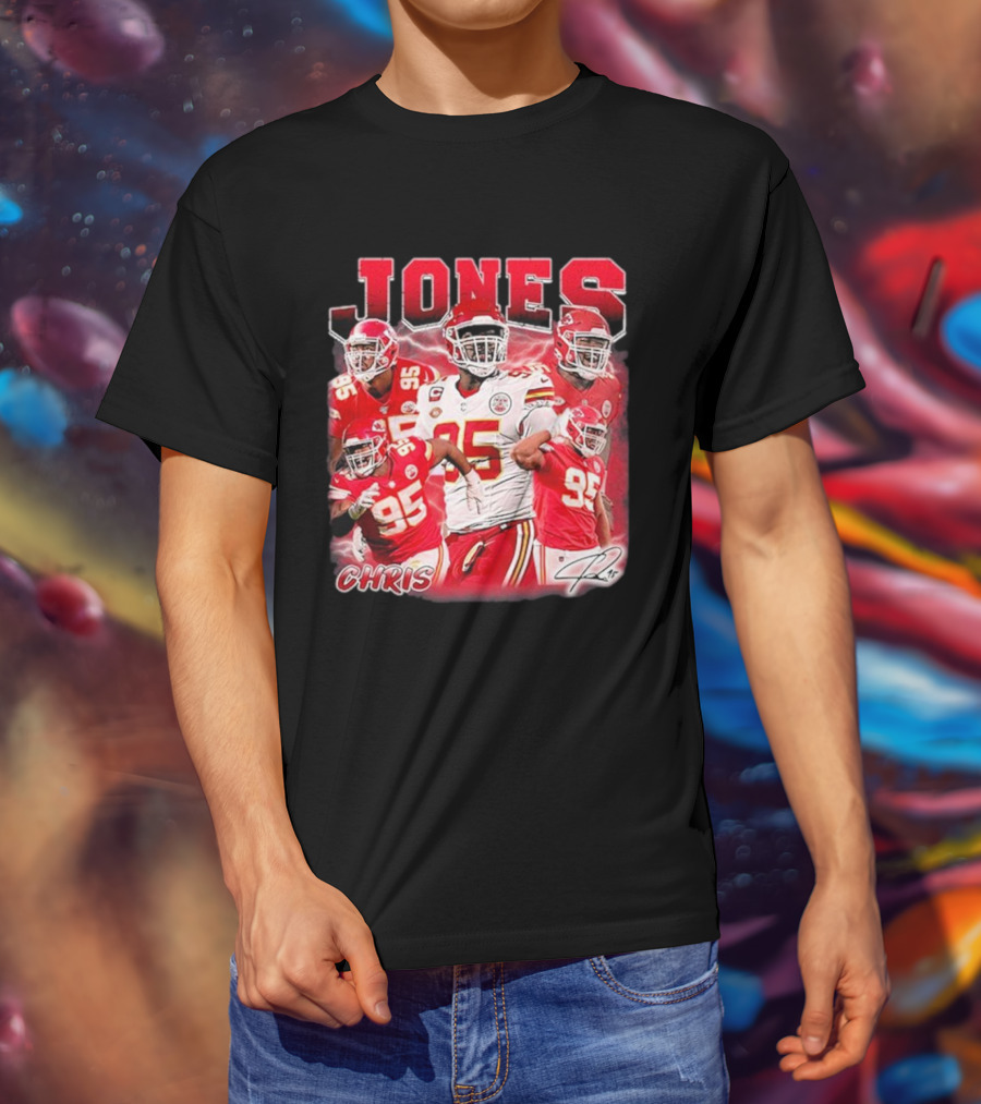 Chris Jones Kansas City Chiefs Legendary Number 95 Player T-Shirt