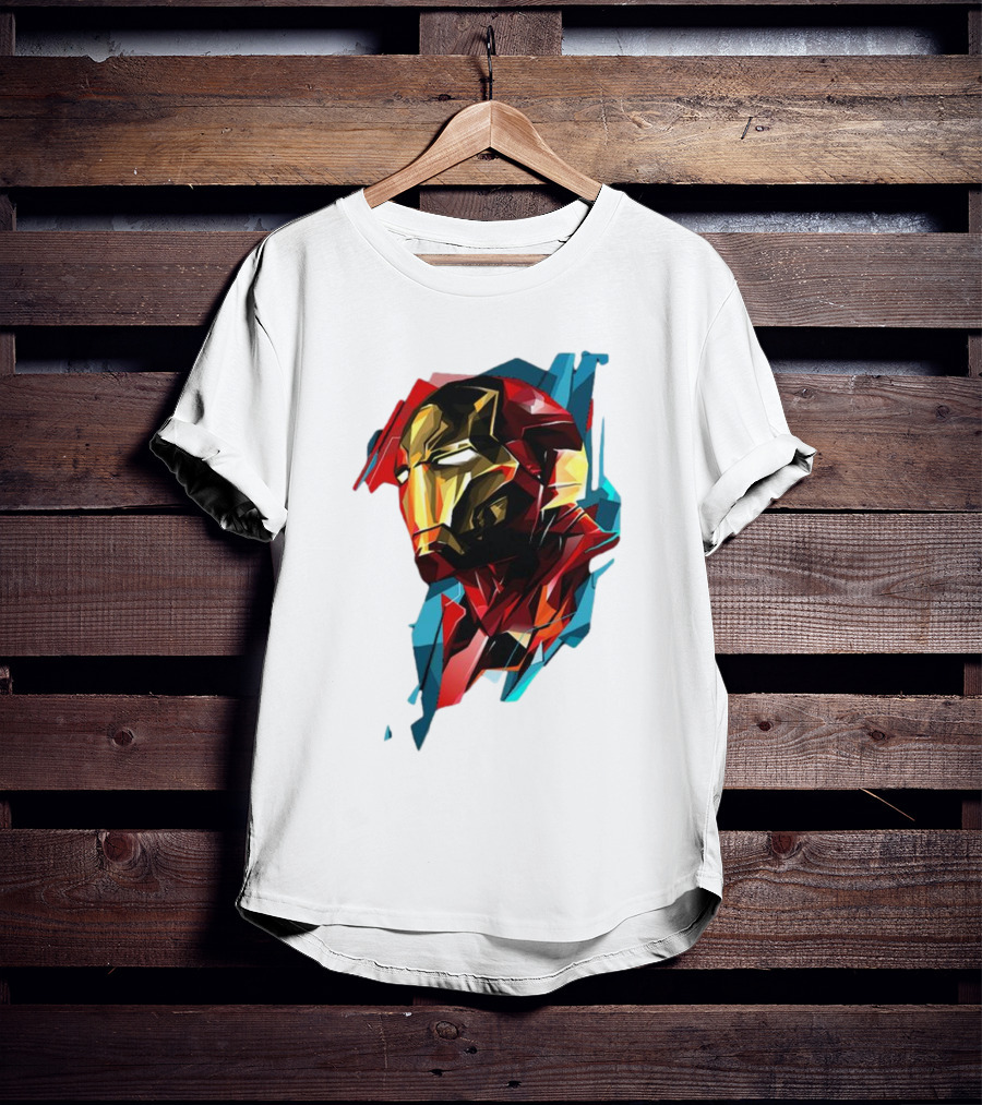Marvel Avengers Endgame Iron Man Abstract T-Shirt